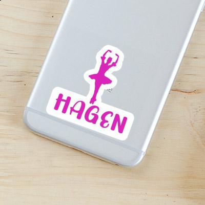 Sticker Hagen Ballerina Notebook Sticker Hagen Ballerina Gift package Image