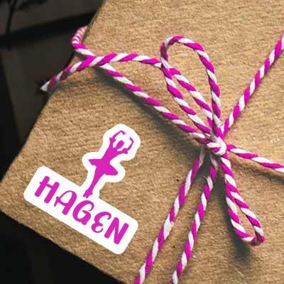 Sticker Hagen Ballerina Notebook Sticker Hagen Ballerina Gift package Image