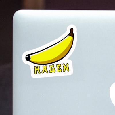 Hagen Autocollant Banane Notebook Hagen Autocollant Banane Gift package Image