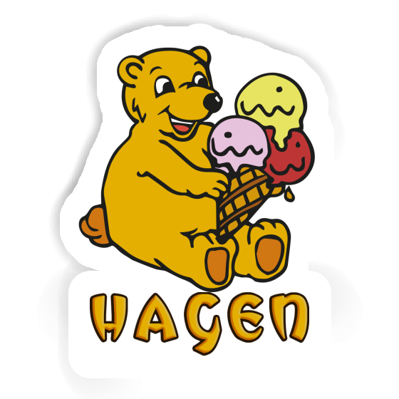 Ours de glace Autocollant Hagen Notebook Ours de glace Autocollant Hagen Notebook Image