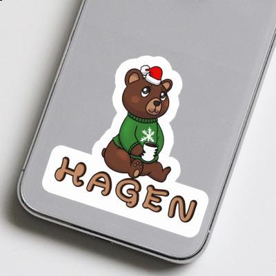 Autocollant Hagen Ours Notebook Autocollant Hagen Ours Gift package Image