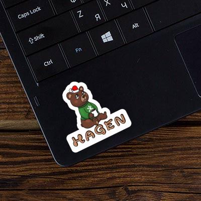 Autocollant Hagen Ours Notebook Autocollant Hagen Ours Gift package Image