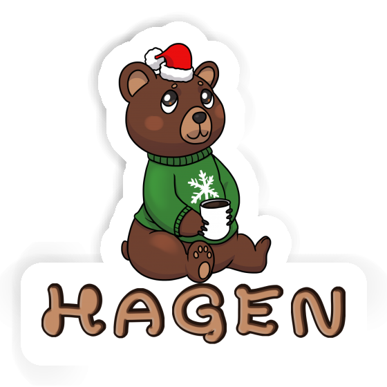 Autocollant Hagen Ours Notebook Autocollant Hagen Ours Gift package Image