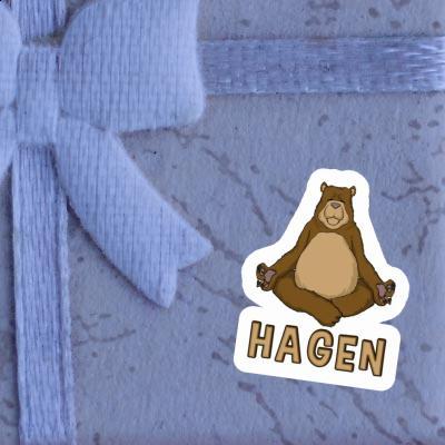 Yoga-Bär Aufkleber Hagen Laptop Yoga-Bär Aufkleber Hagen Laptop Image