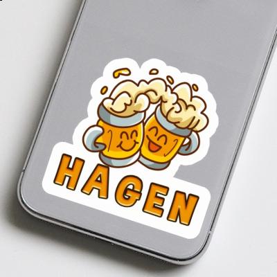 Hagen Sticker Beer Notebook Image