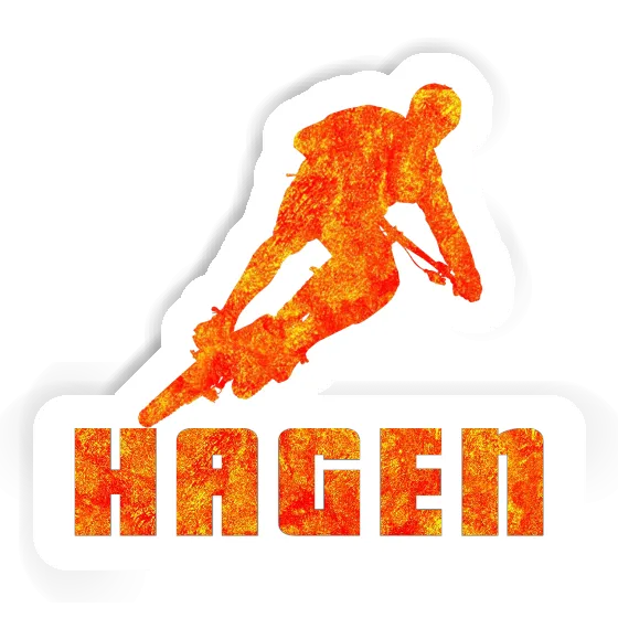 Biker Sticker Hagen Biker Sticker Hagen Image