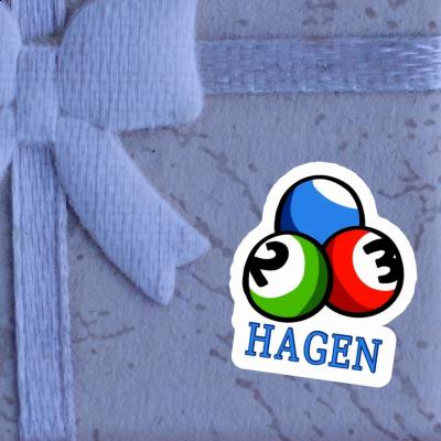 Sticker Hagen Billiard Ball Notebook Sticker Hagen Billiard Ball Notebook Image