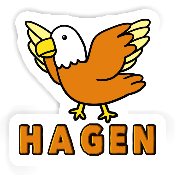 Autocollant Hagen Oiseau Autocollant Hagen Oiseau Image