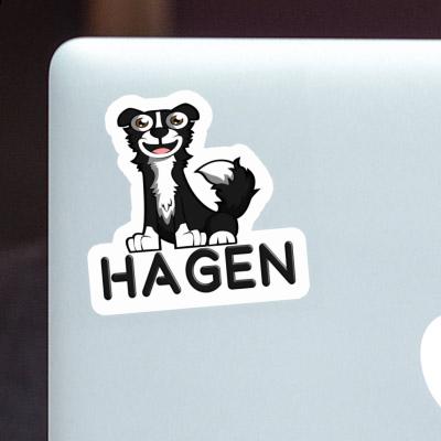 Sticker Hagen Border Collie Notebook Sticker Hagen Border Collie Gift package Image
