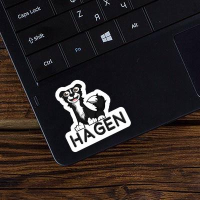 Autocollant Border Collie Hagen Notebook Autocollant Border Collie Hagen Gift package Image