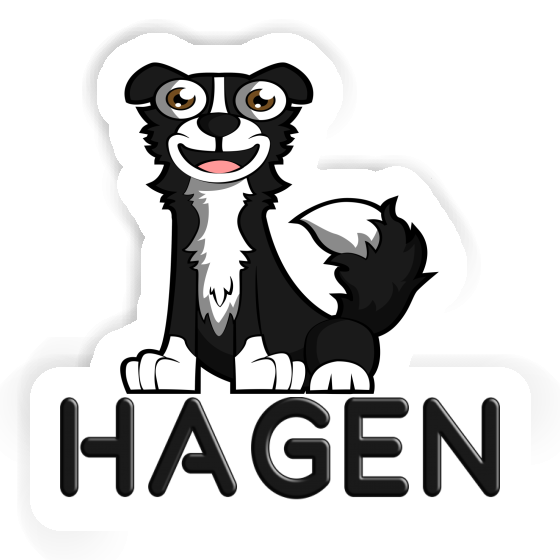 Sticker Hagen Border Collie Gift package Image