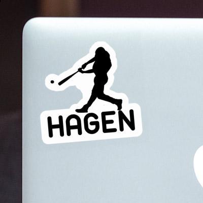Aufkleber Baseballspieler Hagen Gift package Image