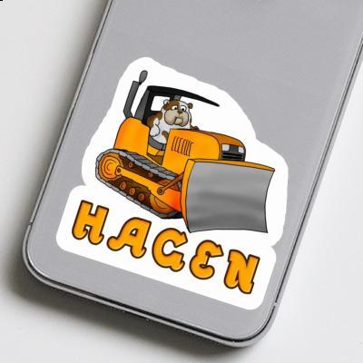 Bulldozer Autocollant Hagen Notebook Bulldozer Autocollant Hagen Notebook Image
