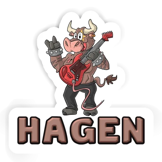 Sticker Hagen Rocking Bull Notebook Sticker Hagen Rocking Bull Gift package Image