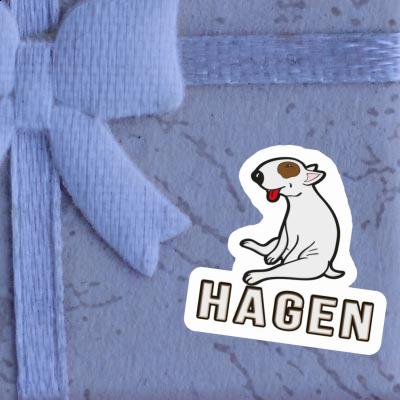 Sticker Bull Terrier Hagen Notebook Sticker Bull Terrier Hagen Notebook Image