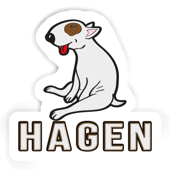 Sticker Bull Terrier Hagen Sticker Bull Terrier Hagen Image