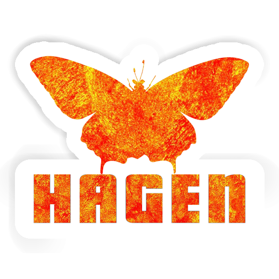 Butterfly Sticker Hagen Notebook Butterfly Sticker Hagen Gift package Image