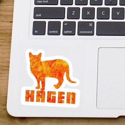 Hagen Sticker Katze Notebook Hagen Sticker Katze Gift package Image