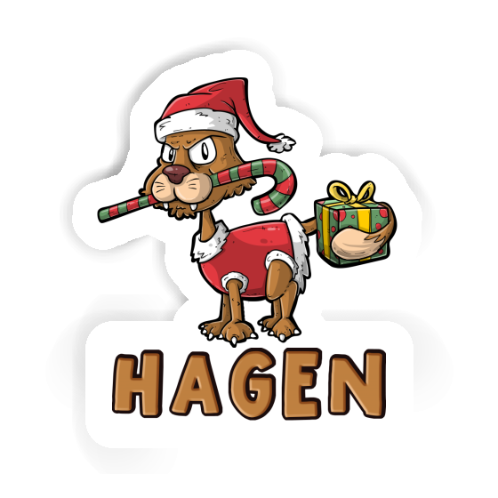 Aufkleber Weihnachtskatze Hagen Aufkleber Weihnachtskatze Hagen Image