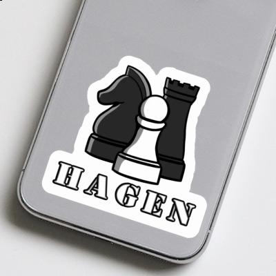 Sticker Hagen Chessman Laptop Image