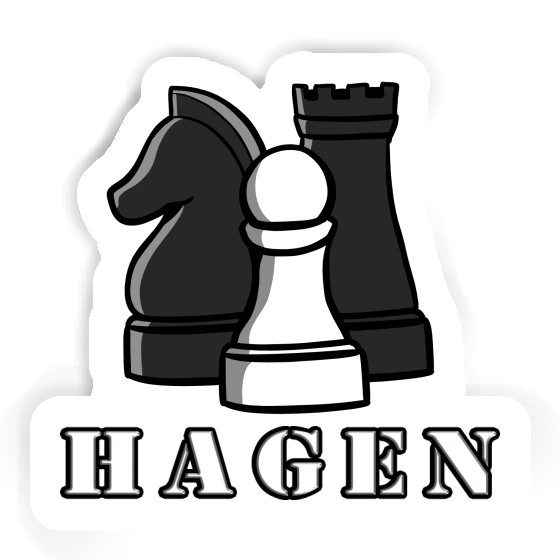 Sticker Hagen Chessman Gift package Image