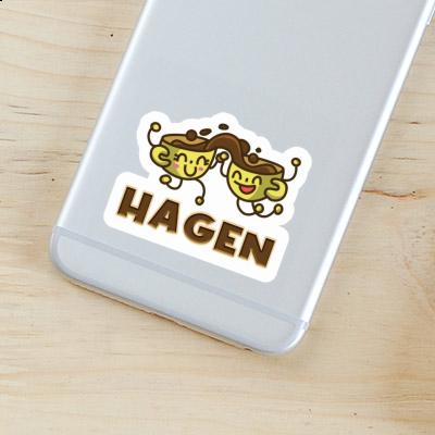 Autocollant Hagen Kaffee Laptop Autocollant Hagen Kaffee Laptop Image