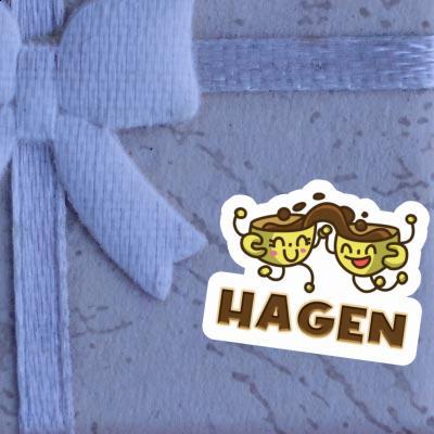 Autocollant Hagen Kaffee Notebook Autocollant Hagen Kaffee Gift package Image