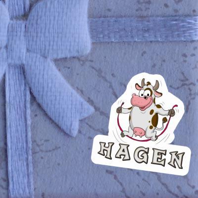 Autocollant Hagen Vache Image