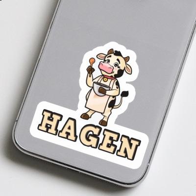 Sticker Hagen Cow Gift package Image