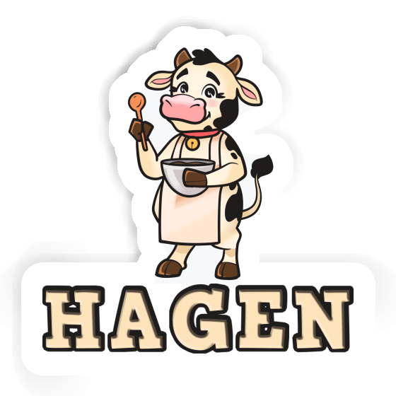 Hagen Autocollant Cuisinière Notebook Hagen Autocollant Cuisinière Gift package Image
