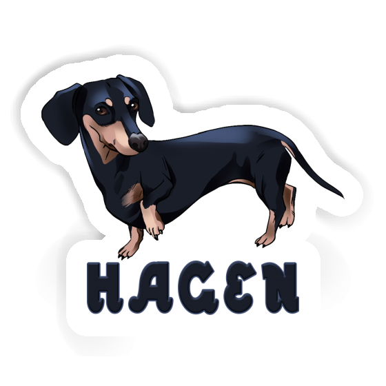 Sticker Hagen Dackel Sticker Hagen Dackel Image