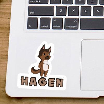 Autocollant Hagen Berger allemand Image