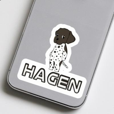 Autocollant Chien de chasse Hagen Notebook Autocollant Chien de chasse Hagen Gift package Image