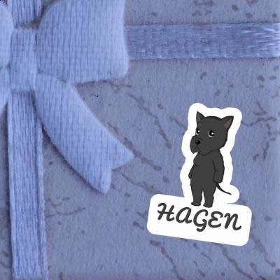 Hagen Autocollant Schnauzer géant Hagen Autocollant Schnauzer géant Image