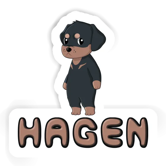 Autocollant Hagen Rottweiler Autocollant Hagen Rottweiler Image