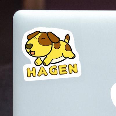 Dog Sticker Hagen Notebook Dog Sticker Hagen Gift package Image