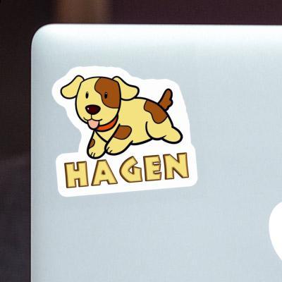 Hagen Autocollant Chien Notebook Hagen Autocollant Chien Notebook Image