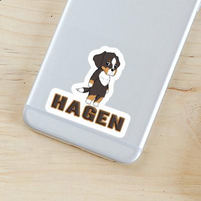 Hagen Sticker Dog Laptop Image