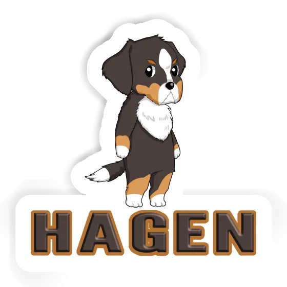 Hagen Sticker Dog Image