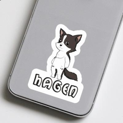 Sticker Hagen Border Collie Laptop Sticker Hagen Border Collie Laptop Image