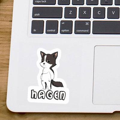 Sticker Hagen Border Collie Sticker Hagen Border Collie Image