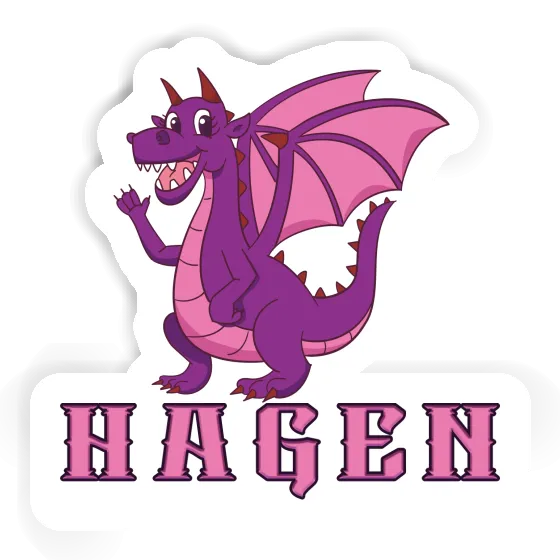 Mother Dragon Sticker Hagen Laptop Image