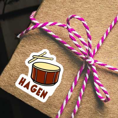 Drumm Sticker Hagen Notebook Drumm Sticker Hagen Gift package Image