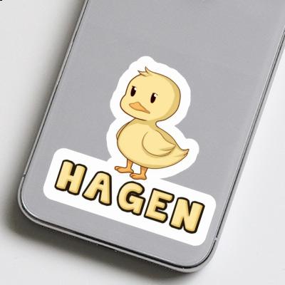 Autocollant Canard Hagen Notebook Autocollant Canard Hagen Gift package Image