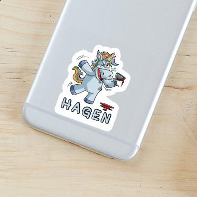 Hagen Sticker Unicorn Image