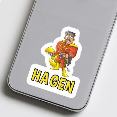 Sticker Electrician Hagen Notebook Sticker Electrician Hagen Gift package Image