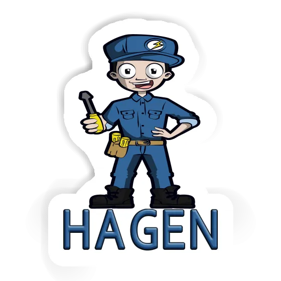 Sticker Hagen Elektriker Sticker Hagen Elektriker Image