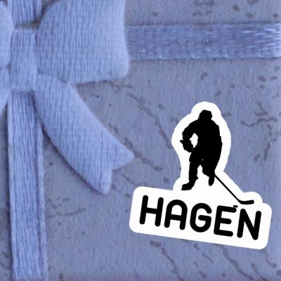 Sticker Hagen Eishockeyspieler Image