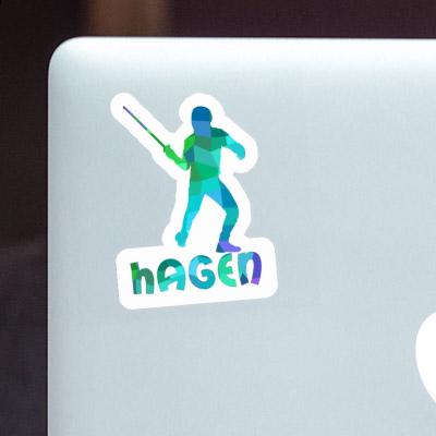 Sticker Fencer Hagen Laptop Sticker Fencer Hagen Laptop Image