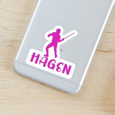 Autocollant Escrimeur Hagen Laptop Autocollant Escrimeur Hagen Laptop Image